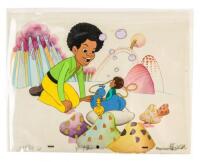 Hand-painted production cel of Michael Jackson in the Jackson Five episode "Michael in Wonderland"