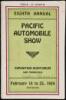 Official Catalog Program of the Eighth Annual Pacific Automobile Show