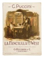 La Faniculla del West - Inscribed by Puccini