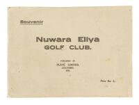 Souvenir. Nuwara Eliya Golf Club