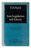 Law, Legislation and Liberty Volume 3: the Political Order of a Free People