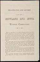 Prospectus and report of the Howland and Aetna Tunnel Companies