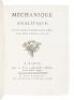 M&eacute;chanique Analitique; par M. de La Grange, de l'Acad&eacute;mie des Sciences de Paris - 2