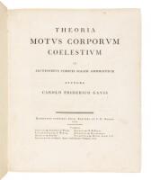 Theoria motus corporum coelestium in sectionibus conicis solem ambientium