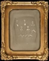 Full plate daguerreotype of the Meineke family of South Orange, New Jersey and New Rochelle New York