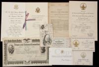 Small group of Presidential ephemera - Inauguration invitations, etc.