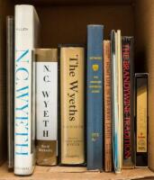 Eight volumes featuring or concerning the artwork of the Wyeths