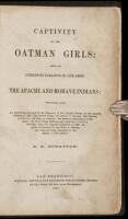 Captivity of the Oatman Girls: Being an Interesting Narrative of Life among the Apache and Mojave Indians....