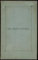 The Oregon Question: Substance of a Lecture Before the Mercantile Library Association, Delivered January 22, 1845