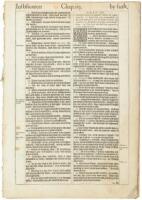 Ten leaves from the true 1613 edition of the King James Bible