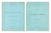 Two astronomical works by Asaph Hall published by the U.S. government