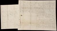 Autograph Letter, signed recounting his life aboard a whaling vessel