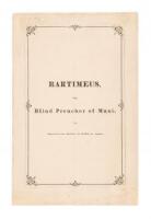 Bartimeus, the Blind Preacher of Maui