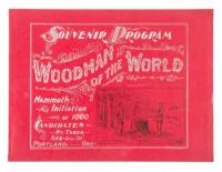 Souvenir Program Woodman [sic] of the World: Mammoth Initiation of 1000 Candidates, Mt. Tabor, Aug. 3rd, '01 Portland, Ore. (wrapper title)