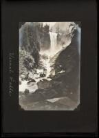 Album with 21 silver photographs in corner mounts, plus 16 additional loose photographs
