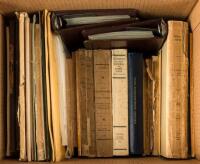 Box of German, French and English Publications