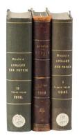 Three articles by Max Planck in three volumes of Annalen der Physik