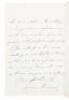 Autograph letter, introducing astronomer Warren de la Rue - 2