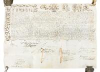 Papal Bull on vellum