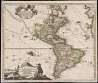 Totius Americae Septentrionalis et Meridionalis Novissima Repr&aelig;sentatio...