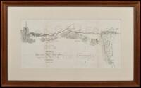 Positions of the Upper and Lower Gold Mines on the South Fork of the American River, California. July 20th, 1848