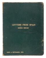 Letters from Spain (cover title)