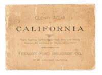 County Atlas of California, Showing All Towns, Postoffices, Railroads, County Roads, Stage Lines Carrying Passengers, Mail and Express, and Distances Between Points. Drawn Expressly for Fireman's Fund Insurance Co, of San Francisco, California