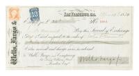 Wells Fargo Second of Exchange