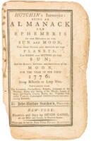 Plan of Boston [in] Hutchin's Improved: Being an Almanack and Ephemeris ... For the Year of Our Lord 1776...