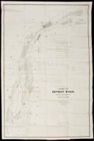Chart of Detroit River. From Lake Erie to Lake St. Clair. Surveyed in 1840, '41, '42 by Lts. J. N. Macomb and W. H. Warner...