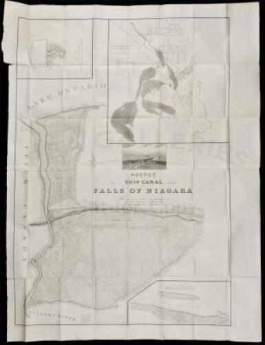 Survey for a Ship Canal around the Falls of Niagara. Made and drawn under the direction of Capt. W.G. Williams...