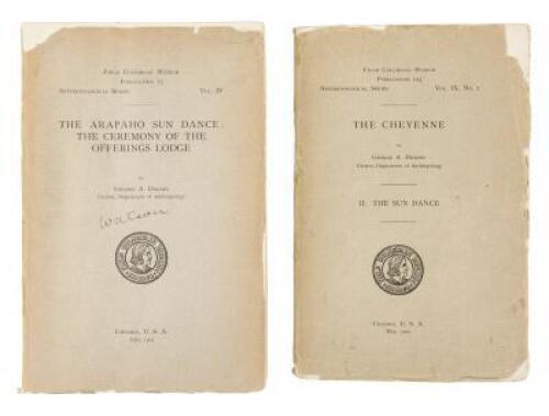 Two illustrated volumes on Native American dance from the Chicago Field Museum of Natural History