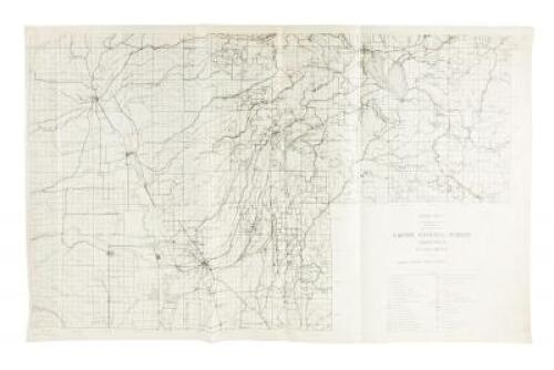 Lassen National Forest California Mount Diablo Meridian - North Half [&] South Half