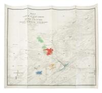 Map of portions of lower Clear Creek and Gilpin Counties showing mining claims in the vicinity of Idaho Springs, Colorado, prepared from official surveys and records by James Underhill
