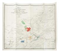 Map of portions of lower Clear Creek and Gilpin Counties showing mining claims in the vicinity of Idaho Springs, Colorado, prepared from official surveys and records by James Underhill