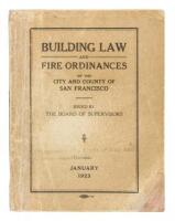 Building law and fire ordinances of the city and county of San Francisco (wrapper title)