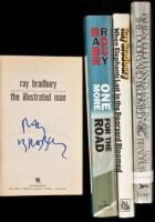 Four signed volumes by Ray Bradbury