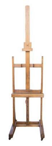 Wooden Sennelier easel from the early twentieth century