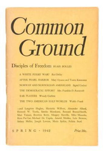 Common Ground, Spring 1942