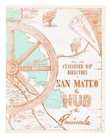 1954-1955 Classified Map Directory of San Mateo the Hub of the Peninsula (wrapper title)