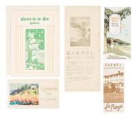 Five items relating to Carmel, California