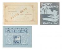 Three items relating to Pacific Grove, California