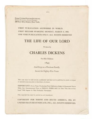 The Life of our Lord