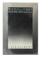 Monolithos: Poems, 1962 and 1982