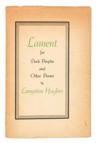 Lament for Dark Peoples and Other Poems