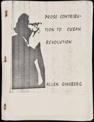 Prose Contributions to Cuban Revolution