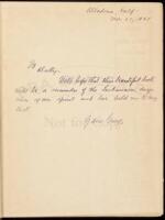 Riders of the Purple Sage -Inscribed by Zane Grey to his wife Dolly