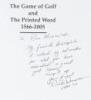 The Game of Golf and the Printed Word 1566-2005. A Bibliography of Golf Literature in the English Language - 2