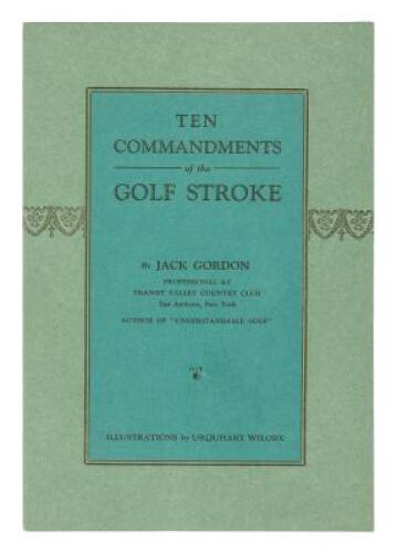 Ten Commandments of the Golf Stroke