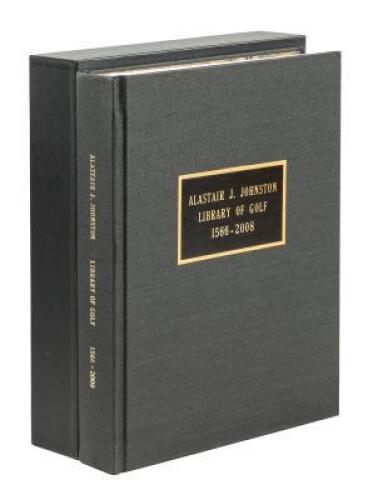 Alastair J. Johnston Library of Golf, 1566-2008